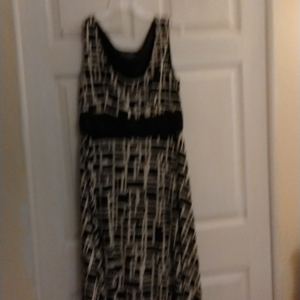Designer:  Jessica Howard; Size: 14; Color: Black/White